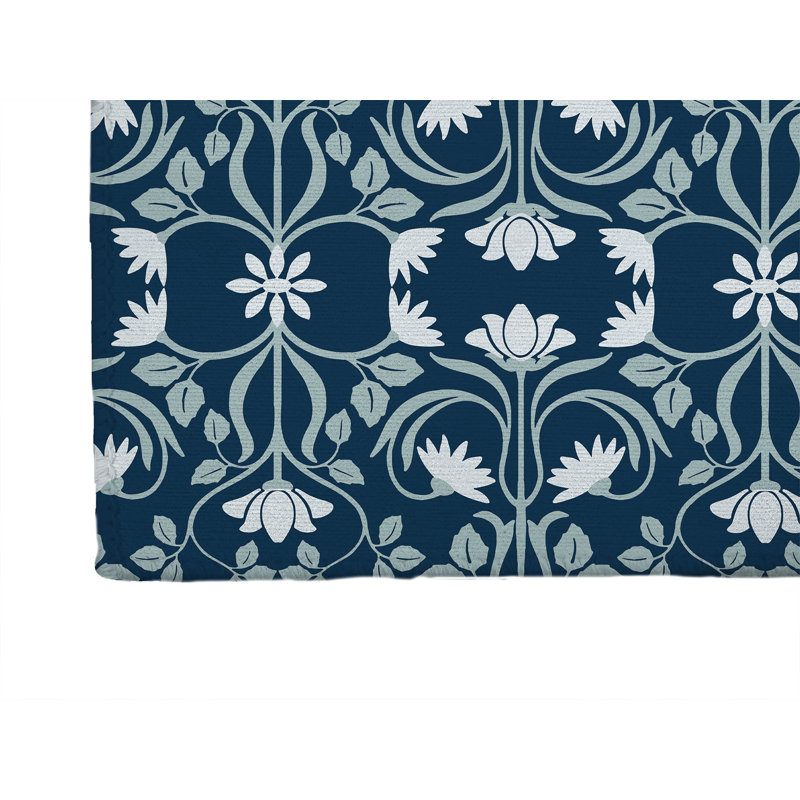 Tapis Savanah, Rectangle 5 pi x 7 pi, Bleu