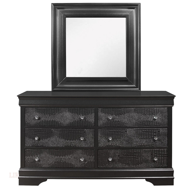 ROBINET EN CRCODILE DE SHAKER (Commode), Gris métallisé