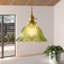 Luminaire suspendu en verre floral 1 lumière-1754071068