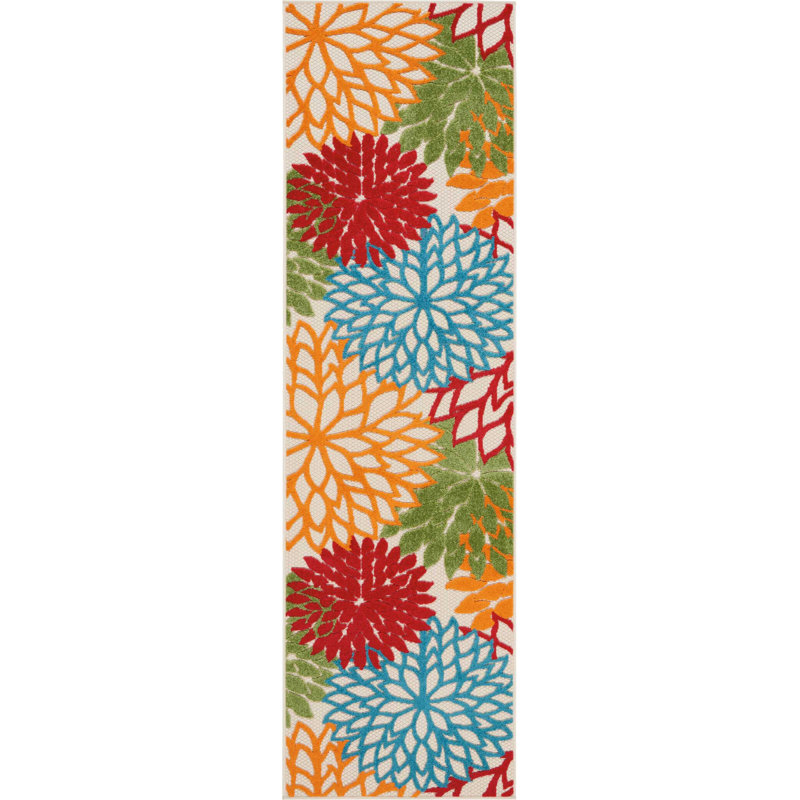 Abela Floral Indoor Rug, Runner 2'3" x 8'