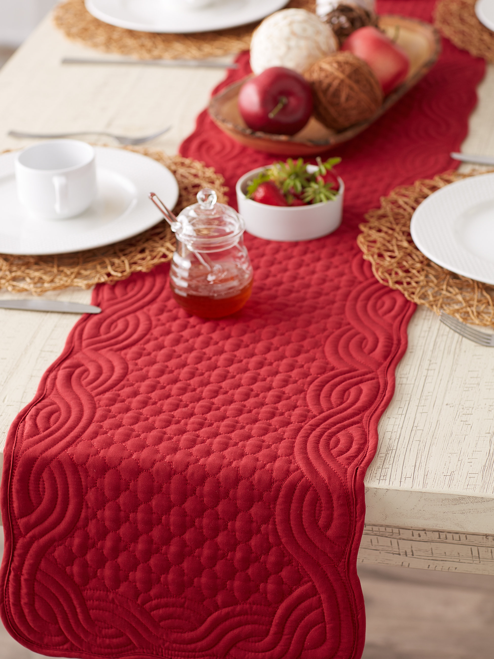 Red Barrel Studio® Aricin Geometric Table Runner & Reviews | Wayfair