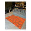 Tapis orange lavé à la machine-262911907