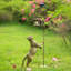 Cat Bird Garden Statue