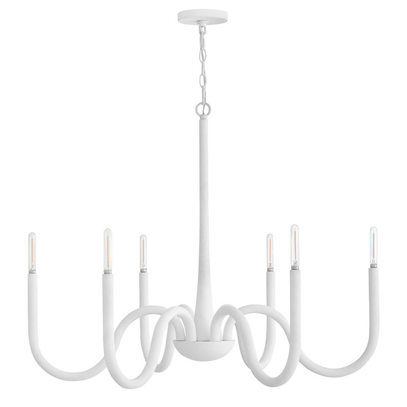 Lustre classique à 6 lumières de style bougie Tala