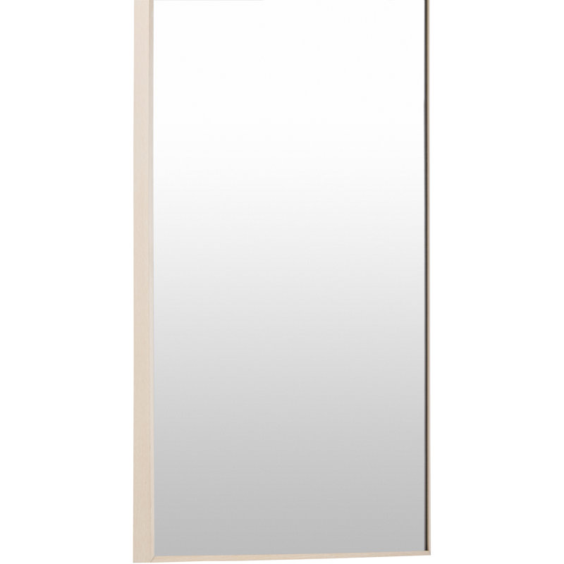 Essence Full Length Mirror, 67" x 28", Bleached Oak
