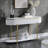High Gloss Sofa Table with Metal Leg Gold Coffee Table