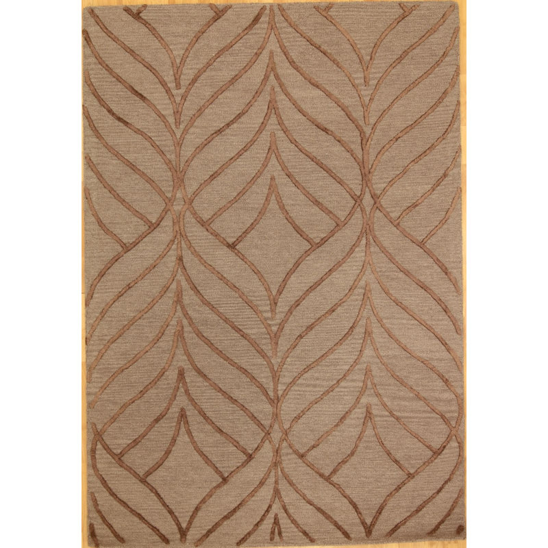 Hand Knotted Cotton Floral Rug