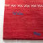 Tapis rouge en laine fait à la main Santiago-199655036