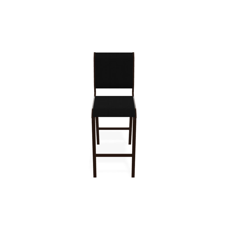 Tabouret de bar 29,5 po Holna, Noir 5D Sunbrella®, Kona texturé
