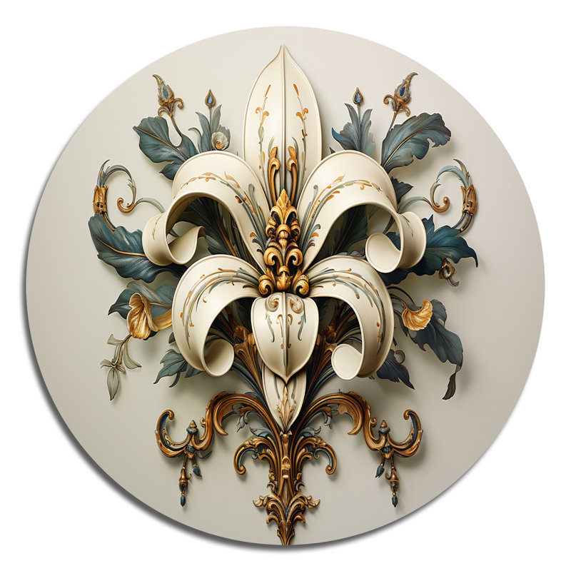 Fleur-de-lis A Lilly Flower II - Fantasy, H 36 po x l 36 po