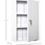Armoire à pharmacie murale verrouillable à 3 niveaux - Blanc pour la cuisine et la salle de bain