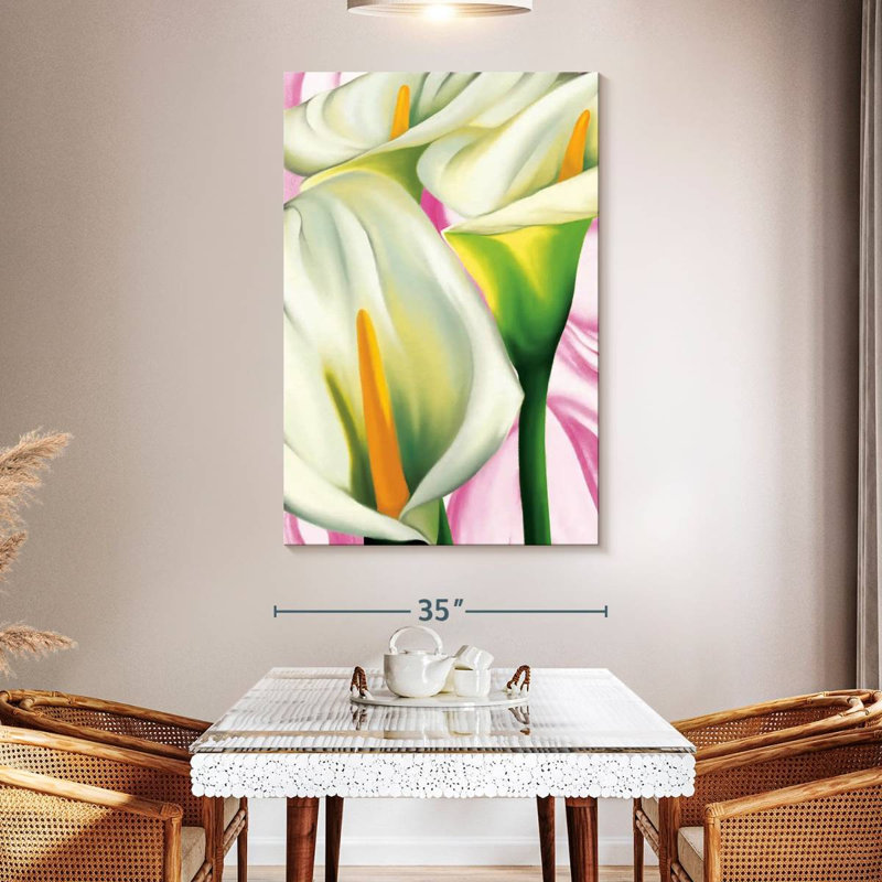 Harnek Calla Lilies, 51" H x 34" W