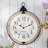 Oversized Old Town Round Frame With Top Loop Wall Clock