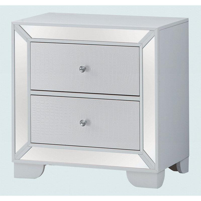 Table de chevet contemporaine Champagne