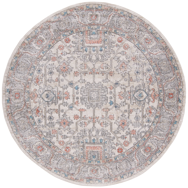 Tapis oriental Martha Stewart Performance, Rond 6 pi 7 po