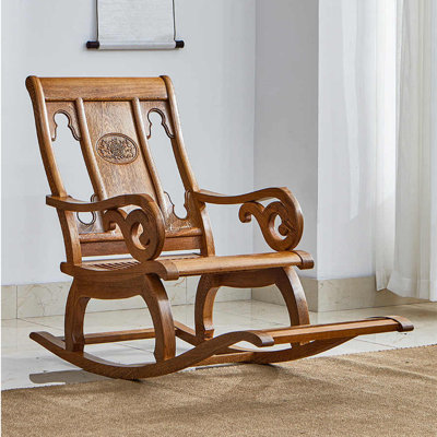Beautiful solid wood leisure home rocking chair
