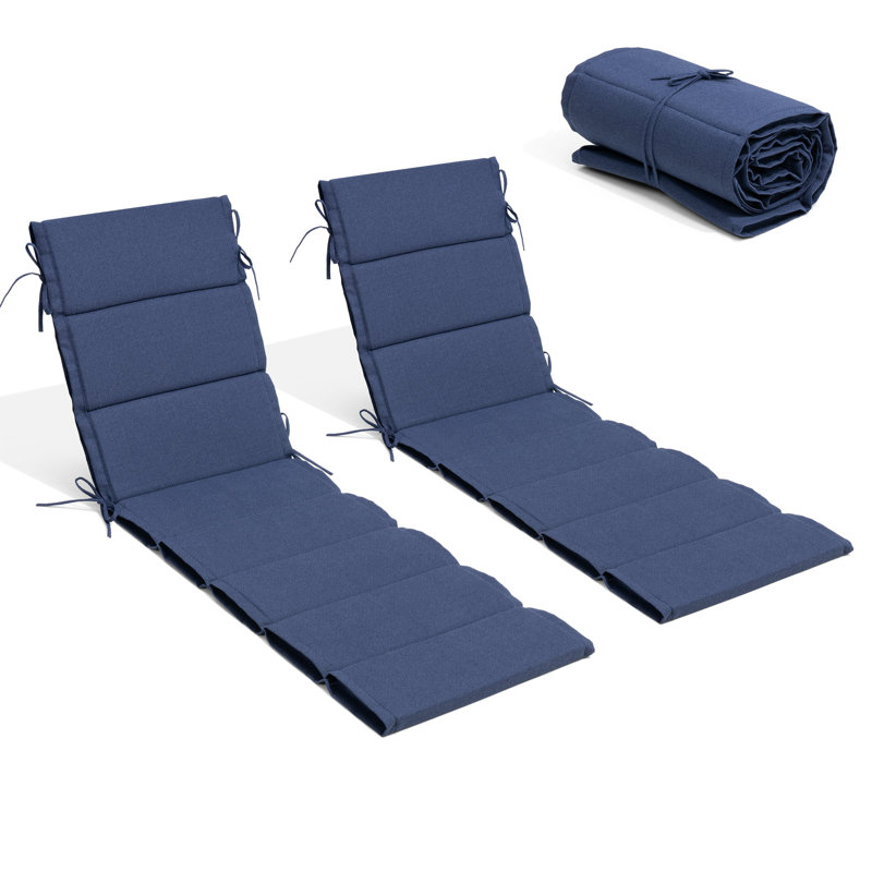 Coussin de siège / dossier d'extérieur Latitude Run®, Bleu ciel, L 21 po x P 72 po