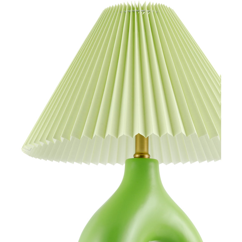 Lampe de table Celes, Vert gazon, Vert