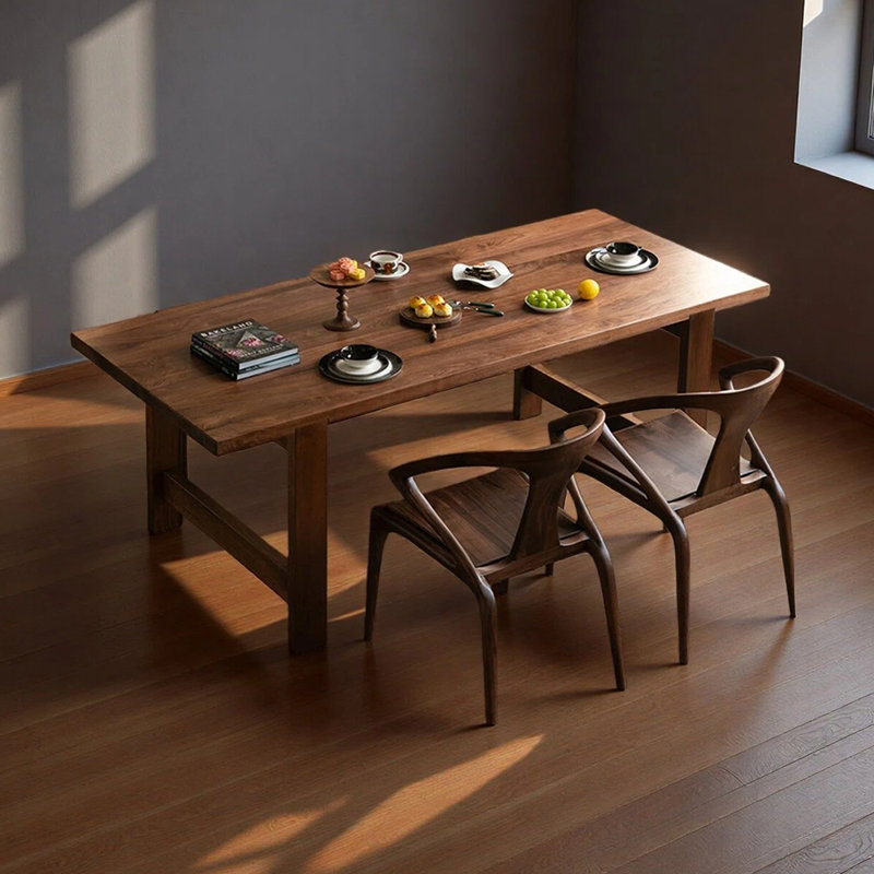 Table de salle à manger rectangulaire, H 29,53 po x L 55,12 po x l 31,5 po