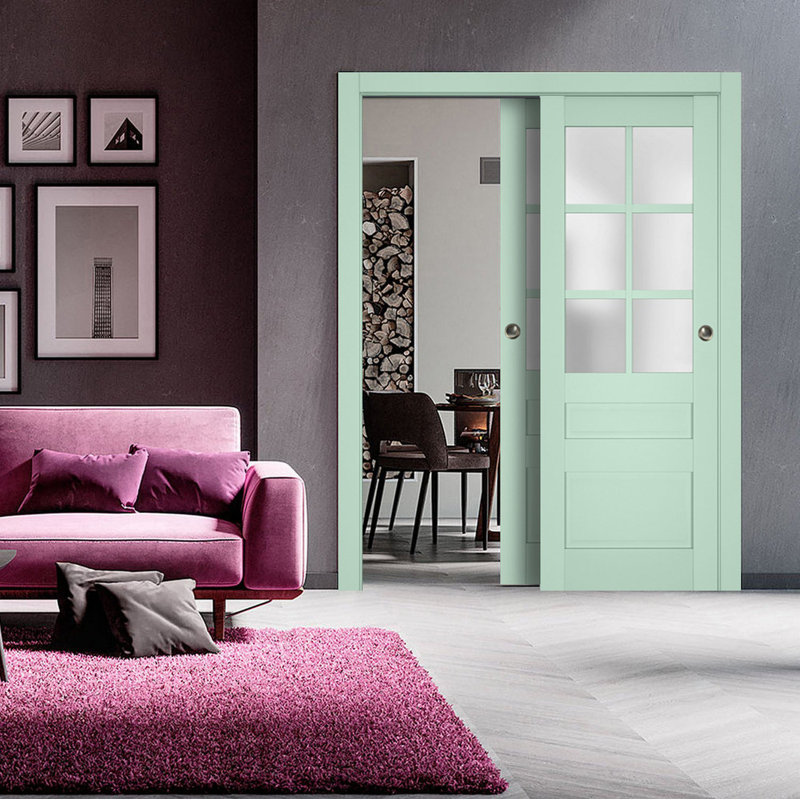 Portes de placard Veregio, 60 po x 96 po, Olive