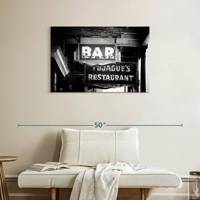 Enseigne de bar Tergel Nola, H 24 po x l 36 po