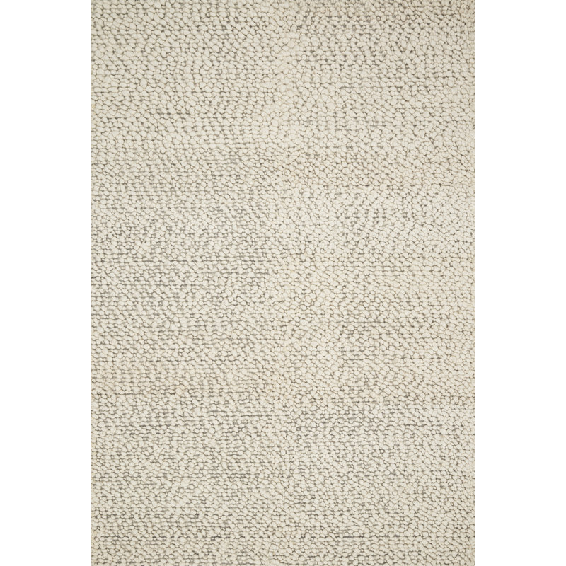 Tapis ivoire en laine noué à la main Charte, Rectangle 11 pi 6 po x 15 pi