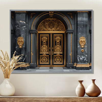 Portes dorées dorées II - Banks, art mural