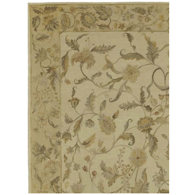 ASRS60890CRBE Hand Knotted Wool Area Rug, Rectangle 8' x 10'