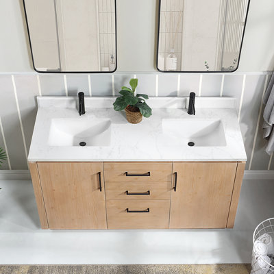 Meuble-lavabo double 60 po Cloverfield