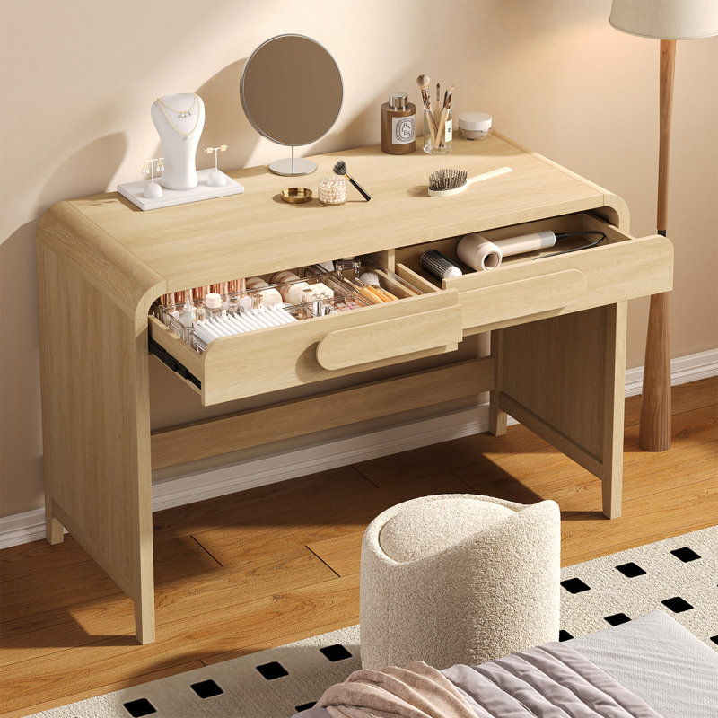 Bureau d'ordinateur, Brun