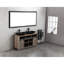 Lavabo de salle de bain en verre noir mat 22 po. Robinet et bonde escamotable. Conception classique. Surface facile à nettoyer. Solution tout compris L Élégante protection contre la rouille. Ensemble