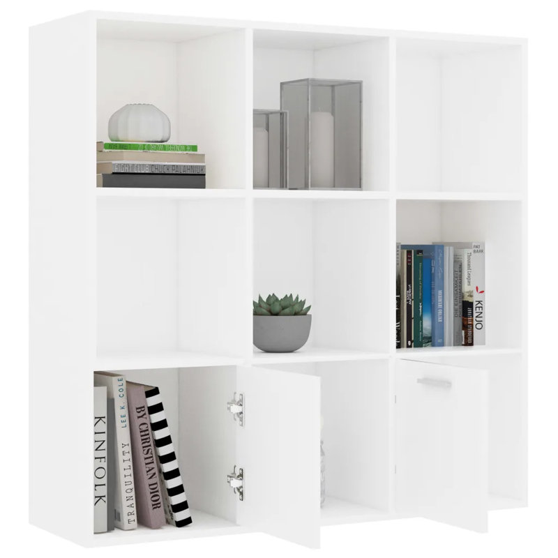 Arundhati Cube Bookcase, White, 30cm H x 30cm W x 30cm D