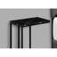 Table d'appoint avec stratifié aspect marbre noir
