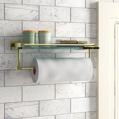 Haranu Bracket Shelf with Towel Bar