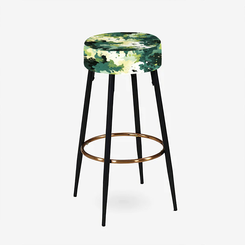Karle - Ensemble de 2 tabourets de bar camouflage