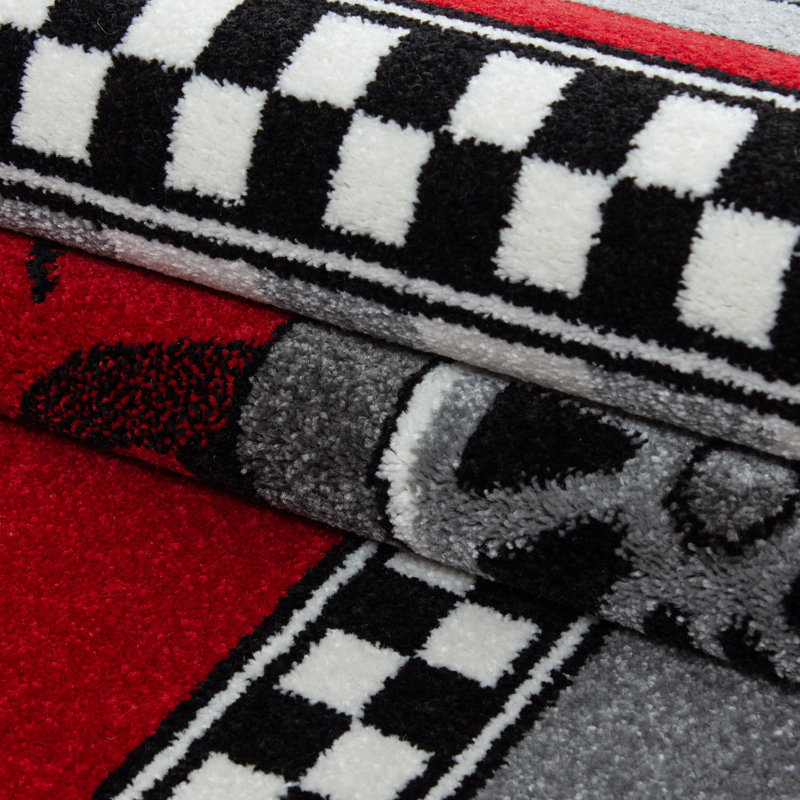Orville 0460 Red Area Rug, Rectangle 160 x 230cm