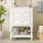 24" bathroom vanity with ceramic sink-884951405