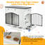 Meuble de rangement pour chien 43,3 ", cage robuste pour chien avec 3 tiroirs-1555247519
