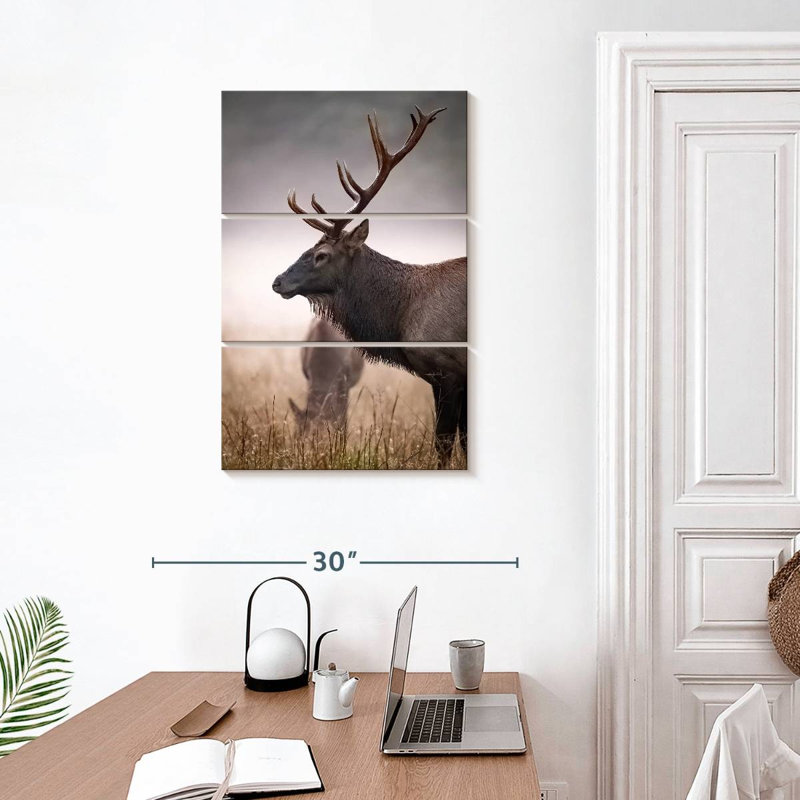Brampt Mighty Bull Elk, 32" H x 20" W