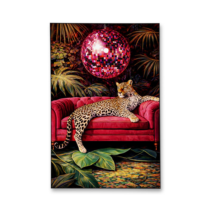 Tapis tissé crème à motif guépard Mosso, 2 pi 6 po x 9 pi 10 po