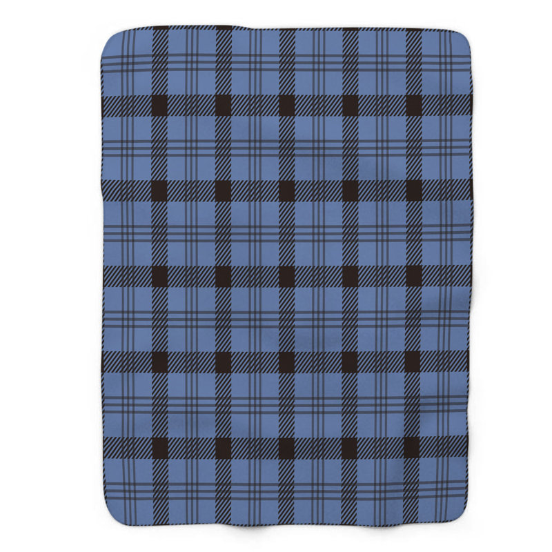Rayures brunes - couverture sherpa de qualité supérieure 1 pièce, Lit simple