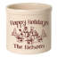Personalized Snowman Family Ceramic Pot Planter-1261515556-1263345233