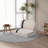 83" Modern Convertible Corduroy Floor Sofa Bed-1872488681