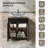 30" Free Standing Single Bathroom Vanity With Manufactured Wood Top With Sink And Faucet-770359891-770359890