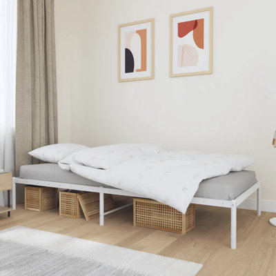 Metal Bed Frame White