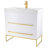 Taft Avenue 36'' Single Bathroom Vanity with Ceramic Top-534166615-534003528