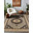 Giuseppi Collection Digital Print Cotton-Polyester Brown Oriental Rug-687639191