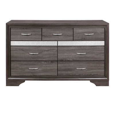 Commode à 7 tiroirs de style moderne et contemporain, pour chambre à coucher