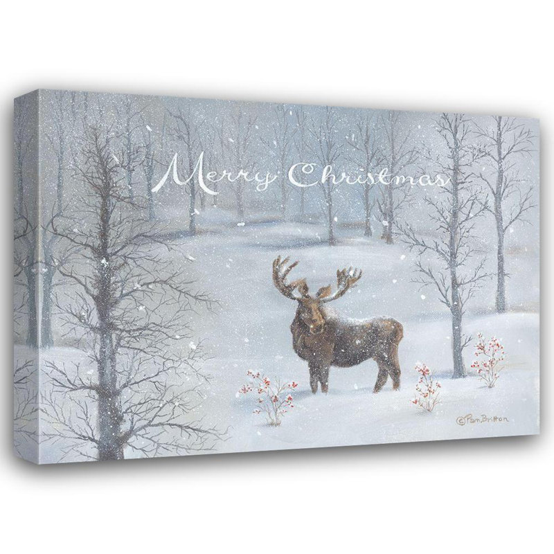 «Millwood Pines Britton, Pam», art sur toile tendue sous le titre: A Forest Christmas, H 36 po x l 47 po