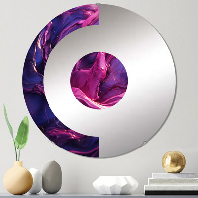 Berrak - Miroir mural demi-cercle